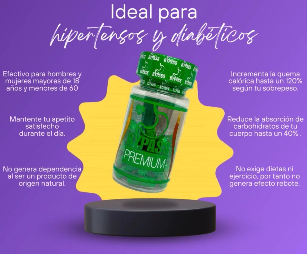 DUO BYPASS (hipertensos y diabeticos)