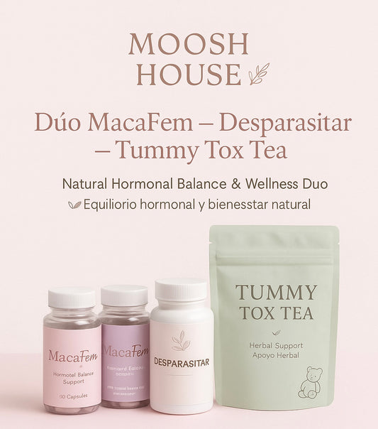 MacaFem Duo + Desparasitar + Tummy Tox Kit🌸