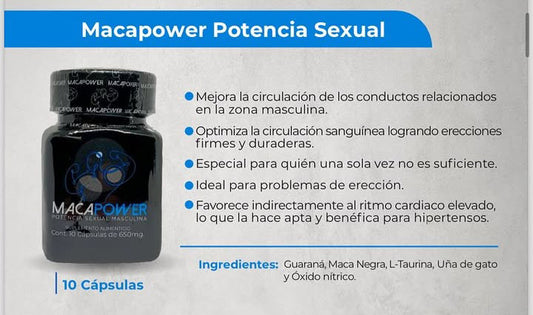 MACA POTENCIA SEXUAL FOR MEN
