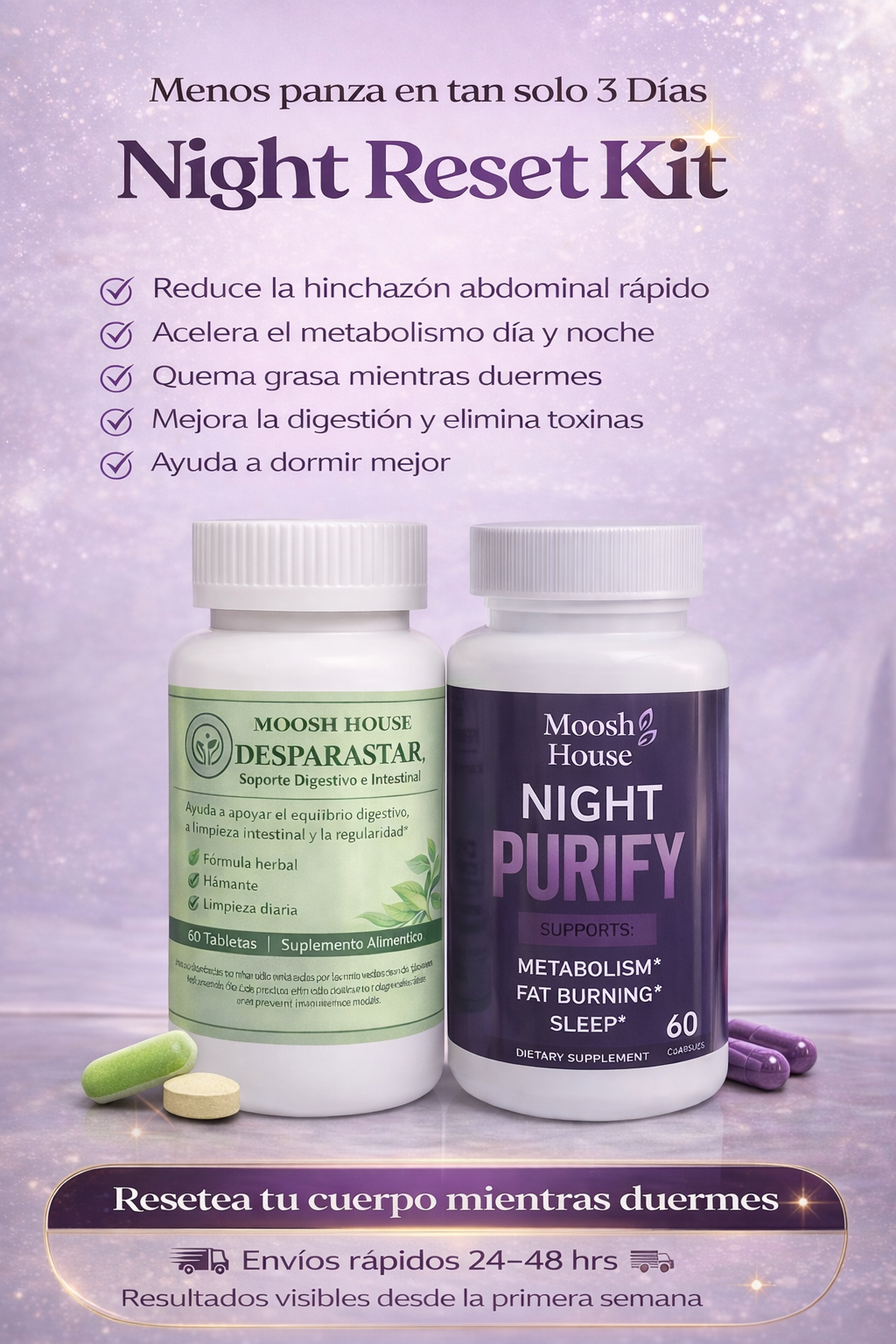 ✨ DESPÁNZATE KIT – NIGHT RESET KIT 🔥