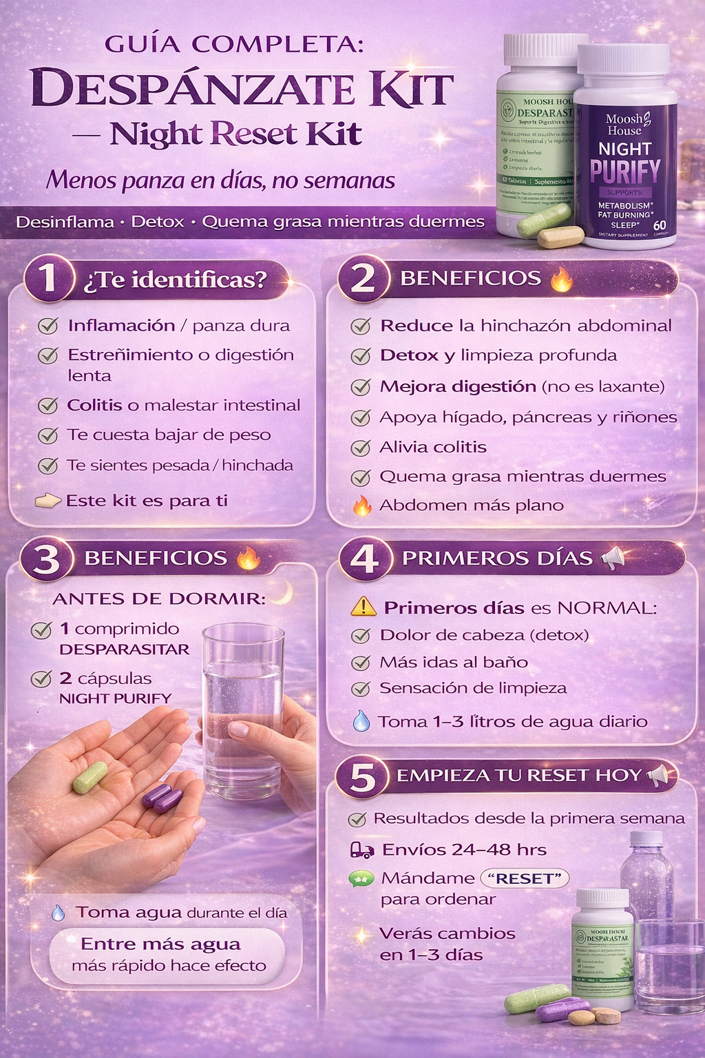 ✨ DESPÁNZATE KIT – NIGHT RESET KIT 🔥